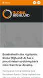 Mobile Screenshot of globalhighland.com