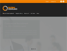 Tablet Screenshot of globalhighland.com